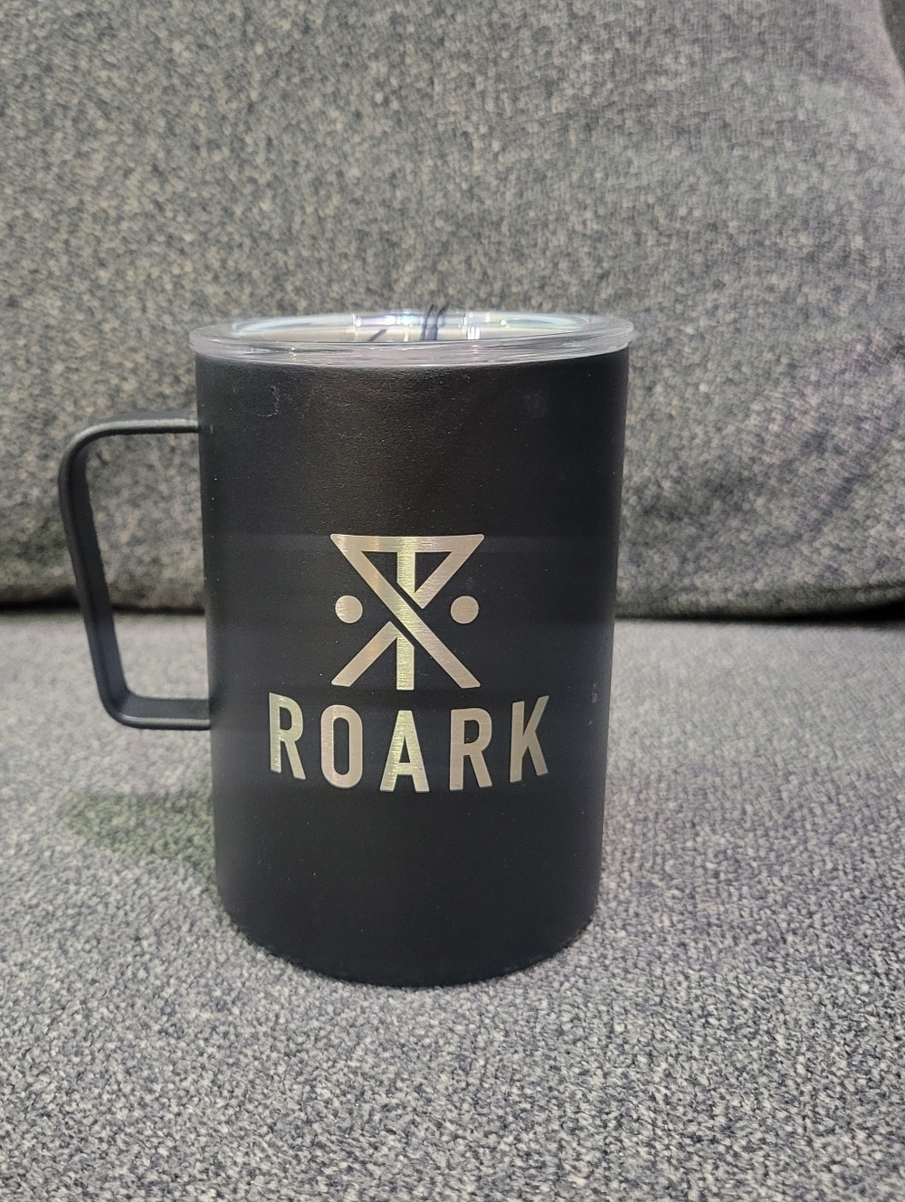 NWT Miir Coffee Tumbler Mug Black Roark Insulated Camp Cup With Lid 16 oz